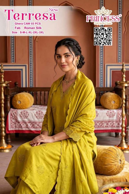 TERRESA ROMAN HEAVY SILK Wholesale kurti suppliers in Surat