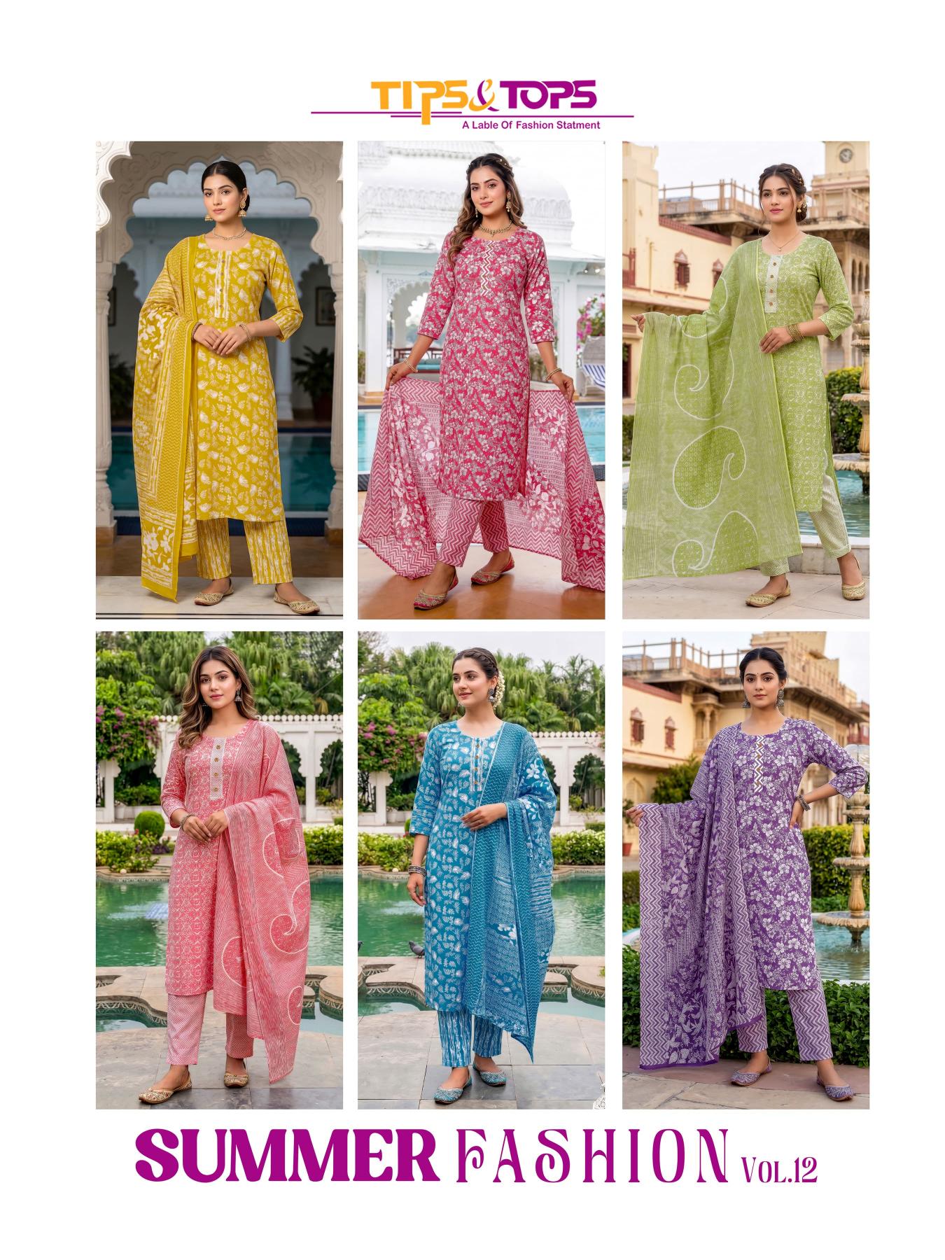 TIPS & TOPS SUMMER FASHION Vol 12 Surat kurti market