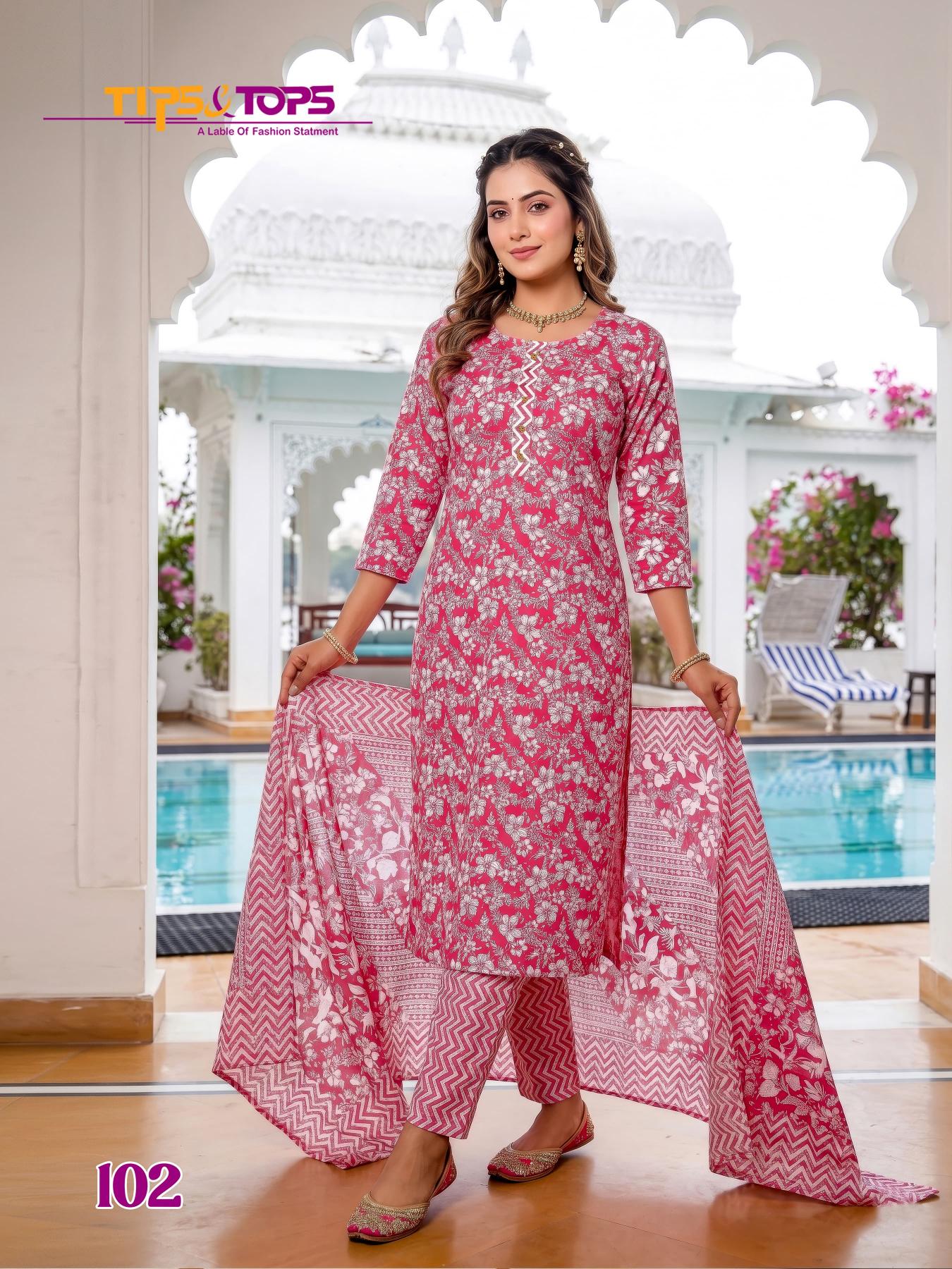 TIPS & TOPS SUMMER FASHION Vol 12 Surat kurti market