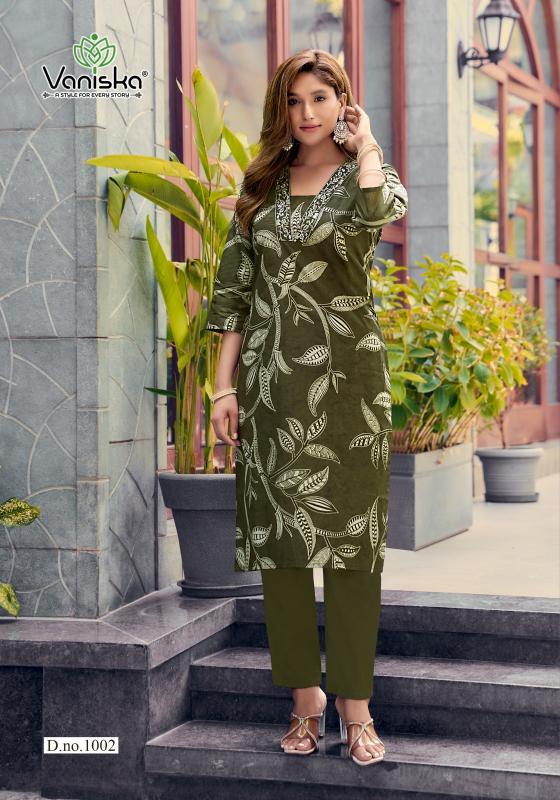 VANISKA COTTON CANDY VOL.1 Designer kurtis in bulk