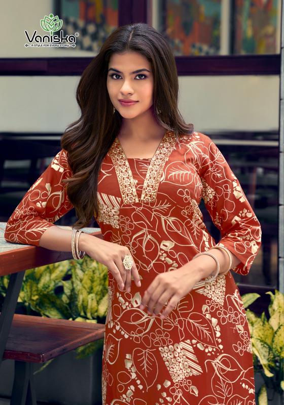 VANISKA COTTON CANDY VOL.1 Designer kurtis in bulk