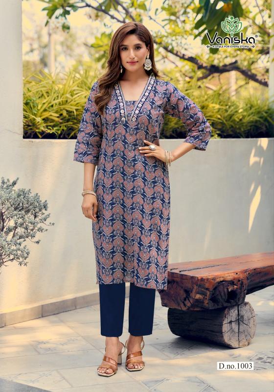 VANISKA COTTON CANDY VOL.1 Designer kurtis in bulk