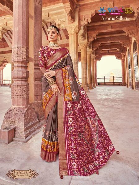 Vipul Moonga crape Saree wholesalers in Mumbai