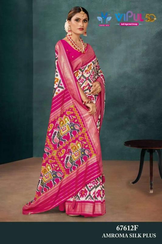 Vipul Moonga crape Saree wholesalers in Mumbai