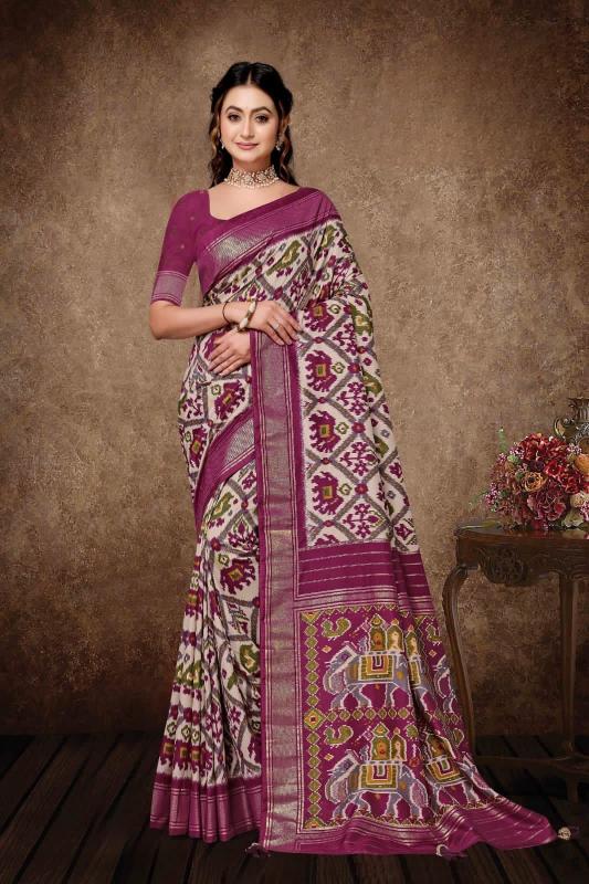 Vipul Moonga crape Saree wholesalers in Mumbai
