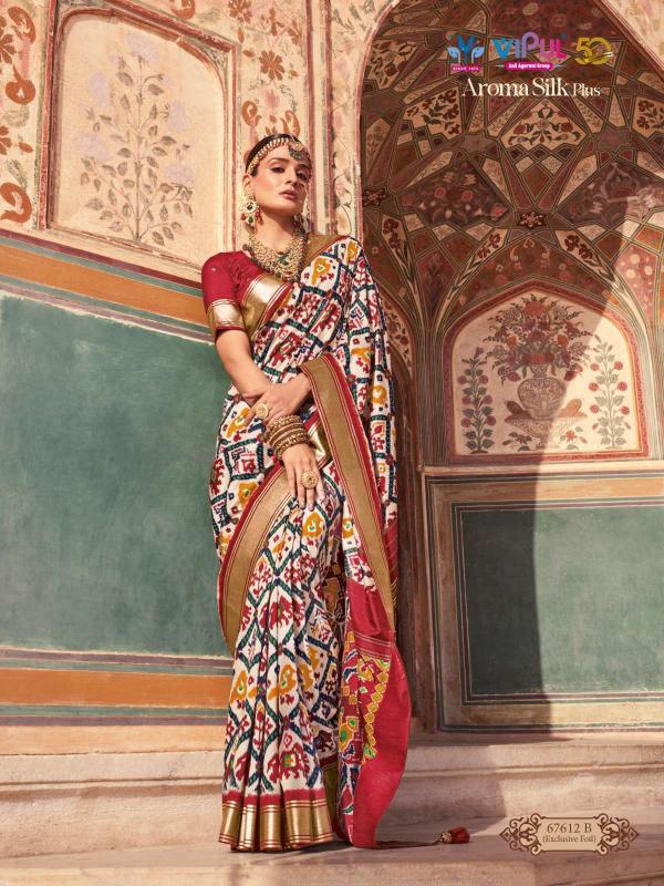 Vipul Moonga crape Saree wholesalers in Mumbai