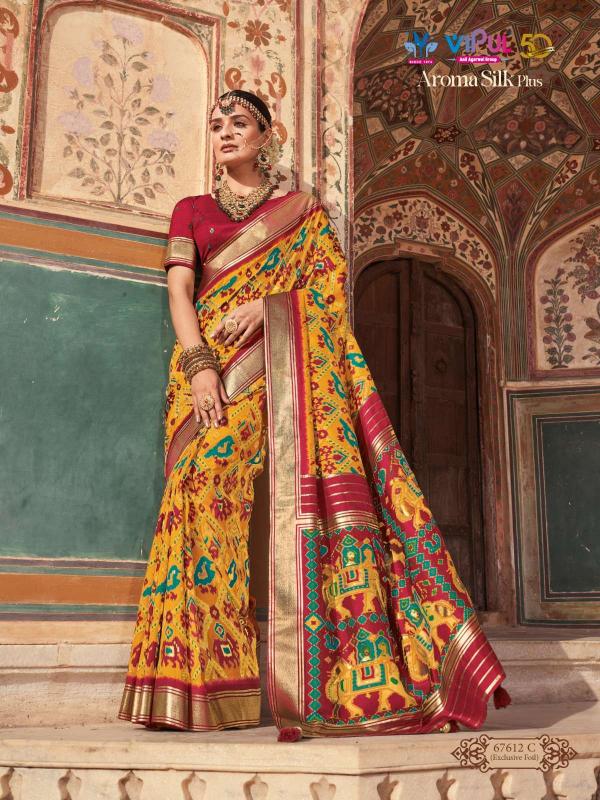 Vipul Moonga crape Saree wholesalers in Mumbai