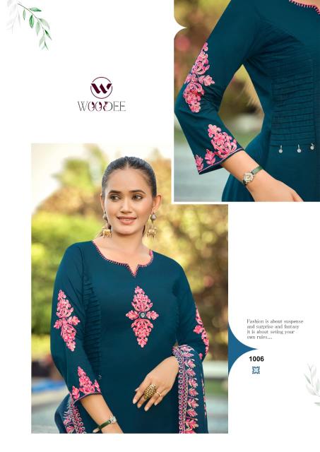 WOODEE HASEEN Kurti wholesale market in Surat