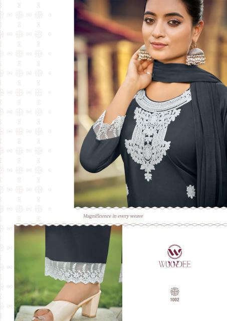 WOODEE WHITE LOTUS vol-3 mumbai kurti market