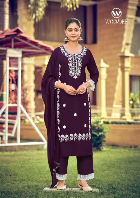 WOODEE WHITE LOTUS vol-3 mumbai kurti market