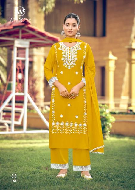 WOODEE WHITE LOTUS vol-3 mumbai kurti market