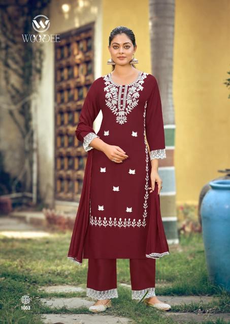 WOODEE WHITE LOTUS vol-3 mumbai kurti market