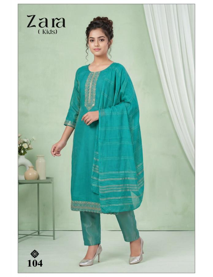 ZARA KIDS WHOLESALE KURTI 3PCS 