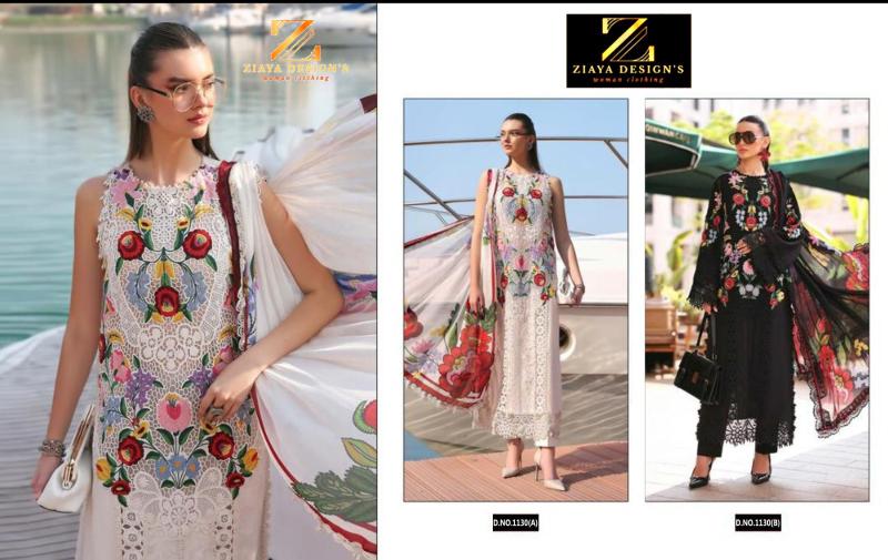 Ziaya Design SUPERHIT DISGINE 1130-A-B Salwar kameez manufacturers in Delhi