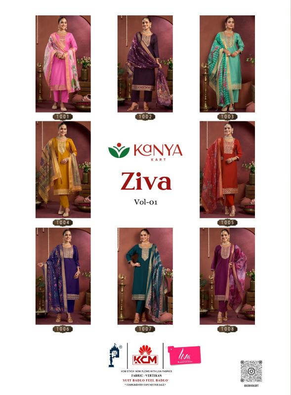 ZIVA  VOL-1 Designer kurtis wholesale in Surat