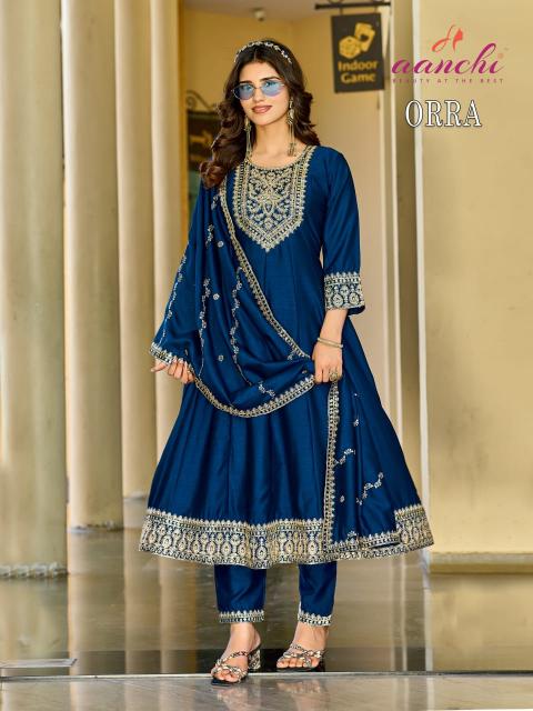 Aanchi Orra vol 3 catalog kajal style kurti wholesale