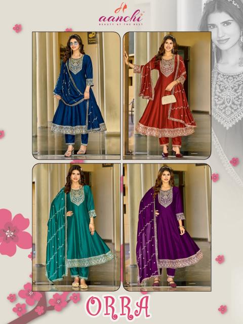 Aanchi Orra vol 3 catalog kajal style kurti wholesale