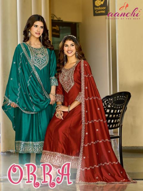 Aanchi Orra vol 3 catalog kajal style kurti wholesale