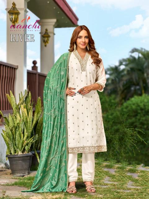 Aanchi River catalog kurti at wholesale prices
