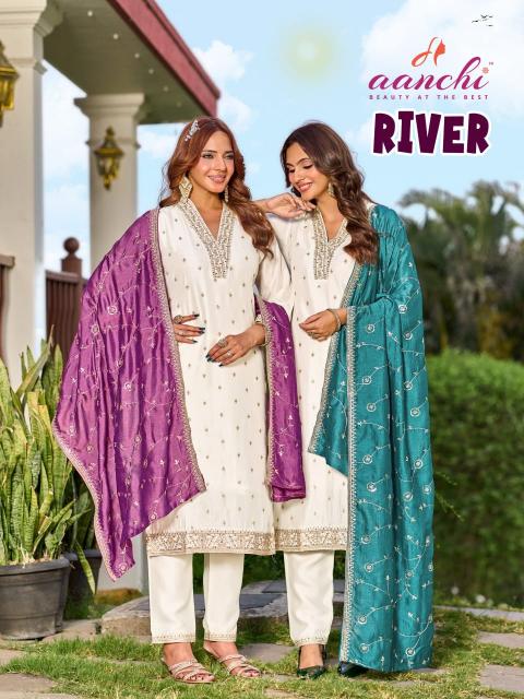 Aanchi River catalog kurti at wholesale prices