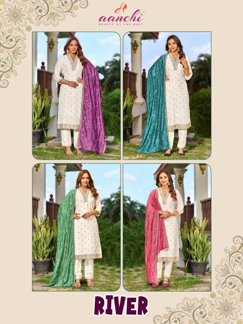 Aanchi River catalog kurti at wholesale prices