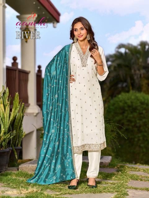 Aanchi River catalog kurti at wholesale prices