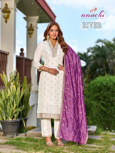 Aanchi River catalog kurti at wholesale prices