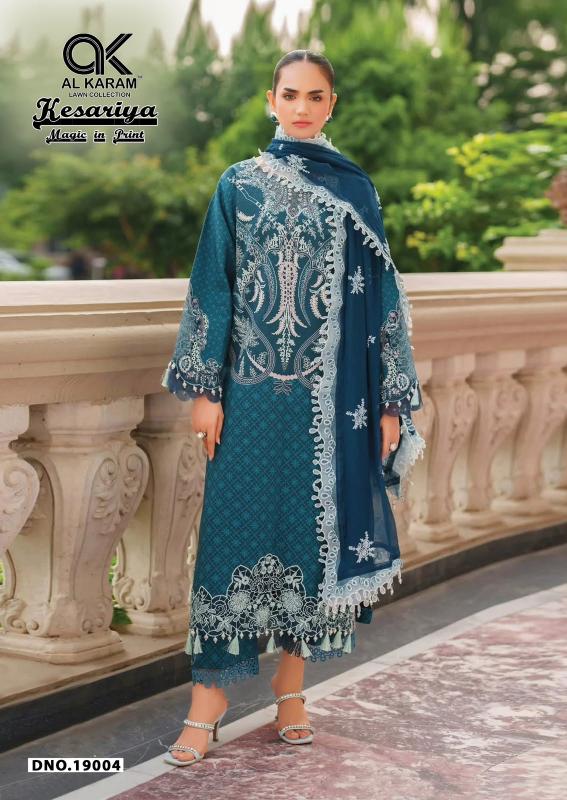 Al Karam Kesariya Vol-19 – Karachi Readymade Kurti Pant With Dupatta - Wholesale Catalog