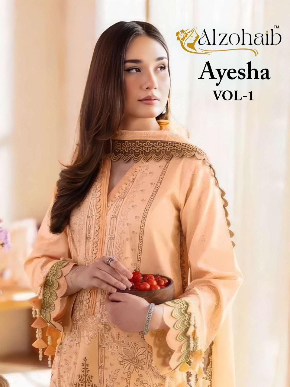 Al Zohaib Ayesha Vol-1 – Pakistani Readymade Kurti Pant With Dupatta - Wholesale Catalog