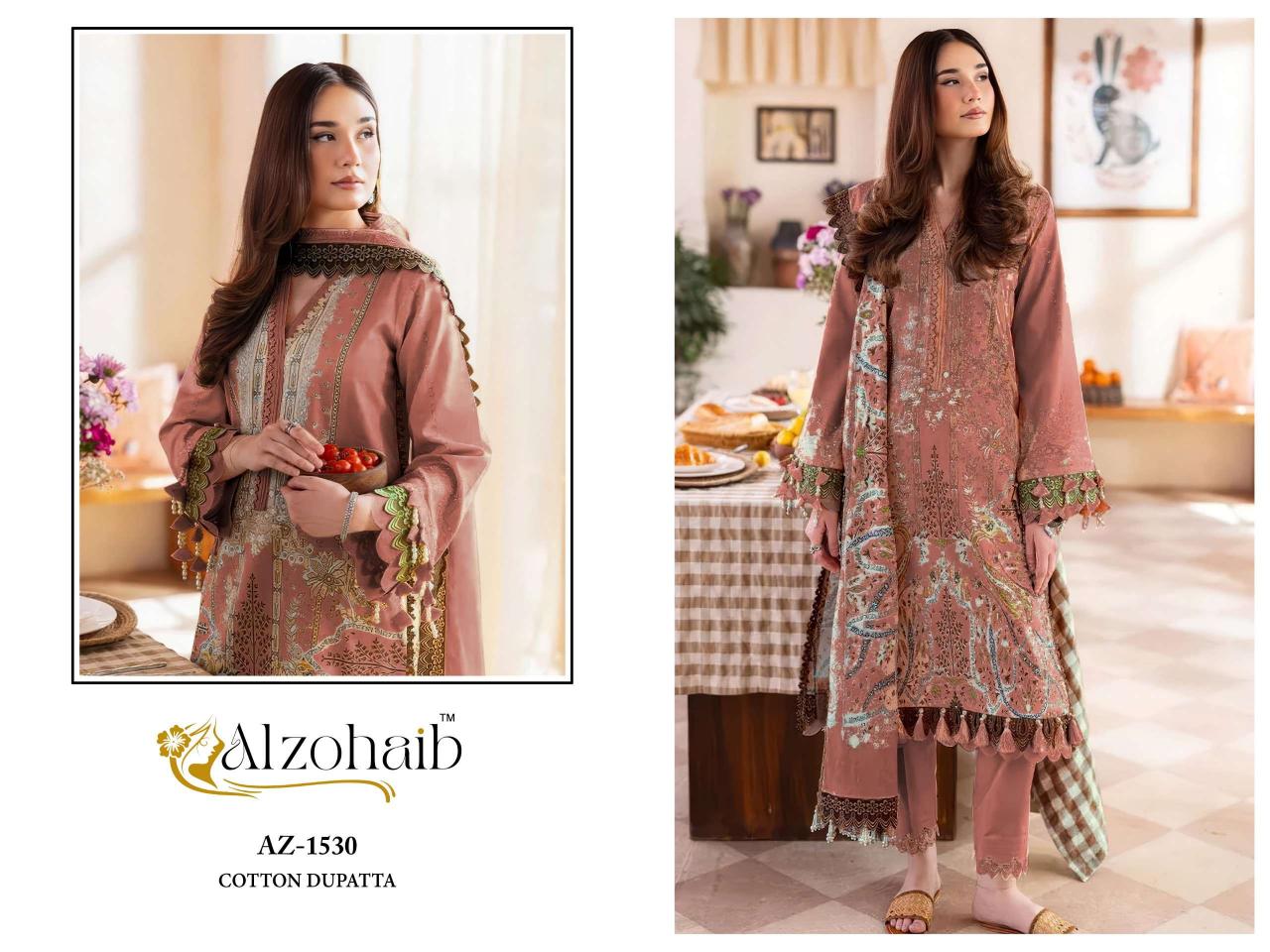 Al Zohaib Ayesha Vol-1 – Pakistani Readymade Kurti Pant With Dupatta - Wholesale Catalog