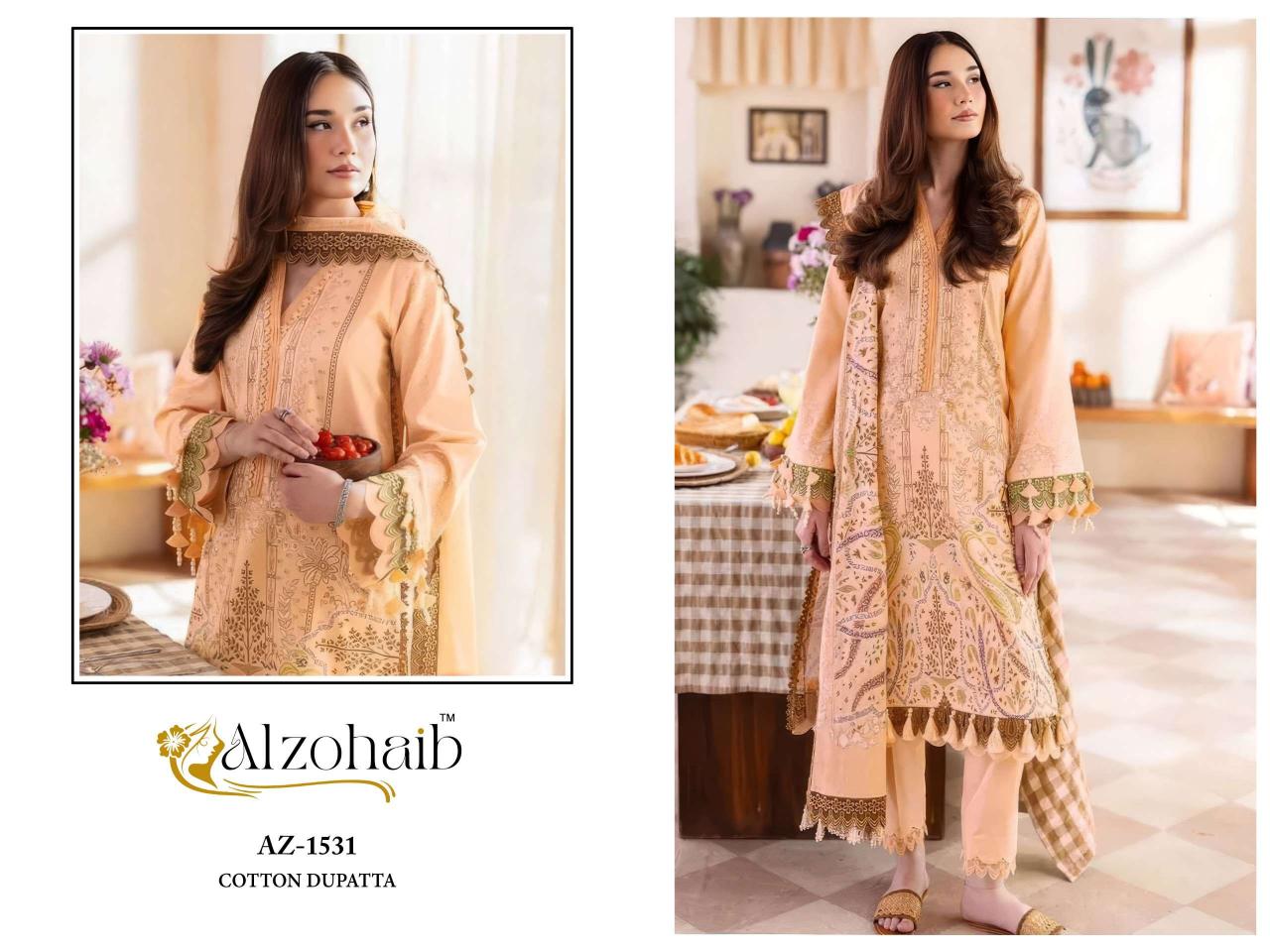 Al Zohaib Ayesha Vol-1 – Pakistani Readymade Kurti Pant With Dupatta - Wholesale Catalog