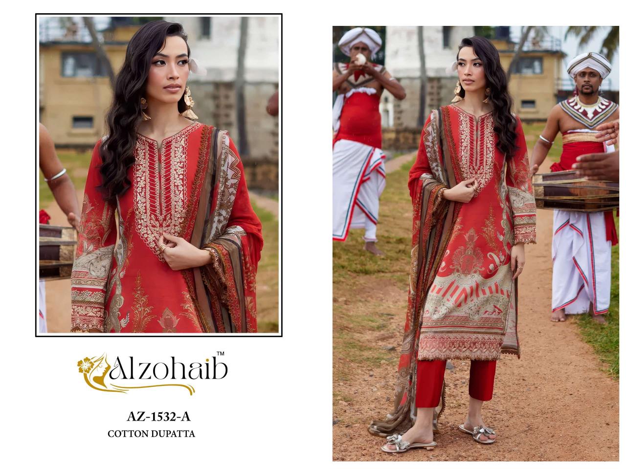 Al Zohaib Ayesha Vol-1 – Pakistani Readymade Kurti Pant With Dupatta - Wholesale Catalog