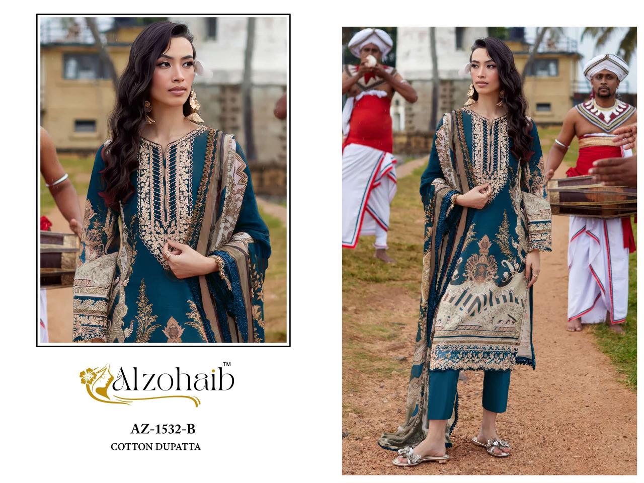 Al Zohaib Ayesha Vol-1 – Pakistani Readymade Kurti Pant With Dupatta - Wholesale Catalog