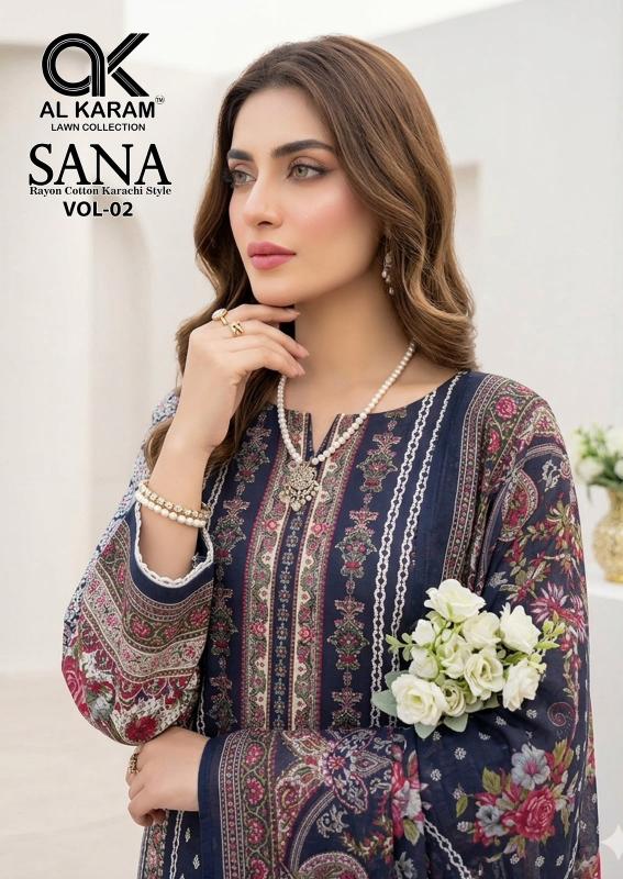 Alkaram Sana Vol- 2 – Karachi Dress Material - Wholesale Catalog