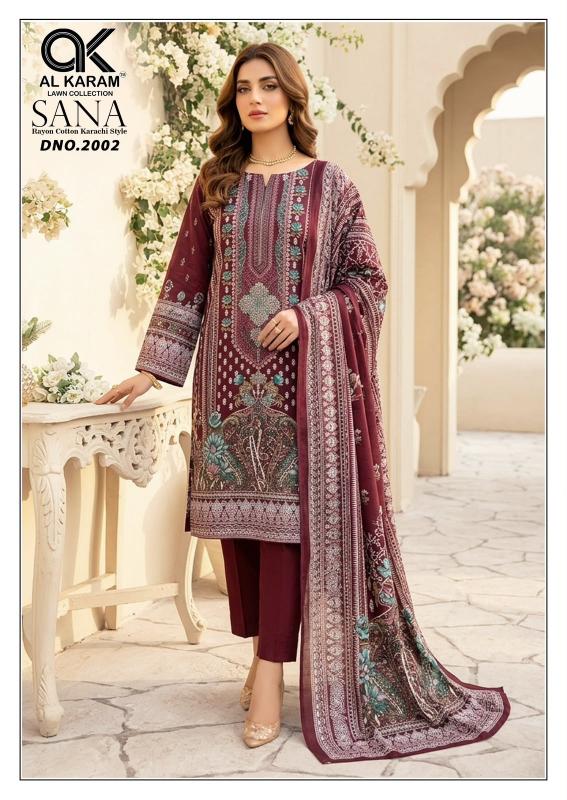 Alkaram Sana Vol- 2 – Karachi Dress Material - Wholesale Catalog