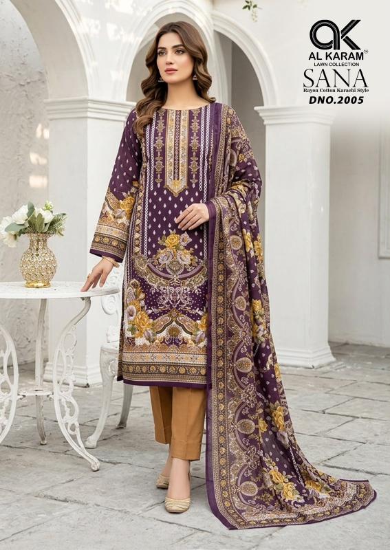 Alkaram Sana Vol- 2 – Karachi Dress Material - Wholesale Catalog