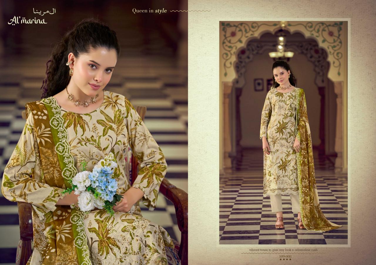 Almarina Chikankari vol 5 catalog surat textile market dress materials
