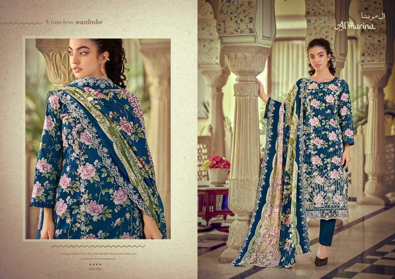 Almarina Chikankari vol 5 catalog surat textile market dress materials