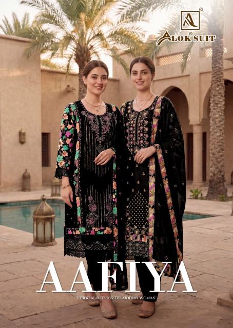 Alok Aafiya catalog retail dress material in surat