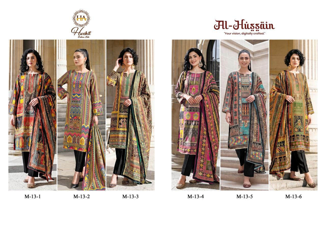 Alok AL Hussain catalog synthetic dress material in surat