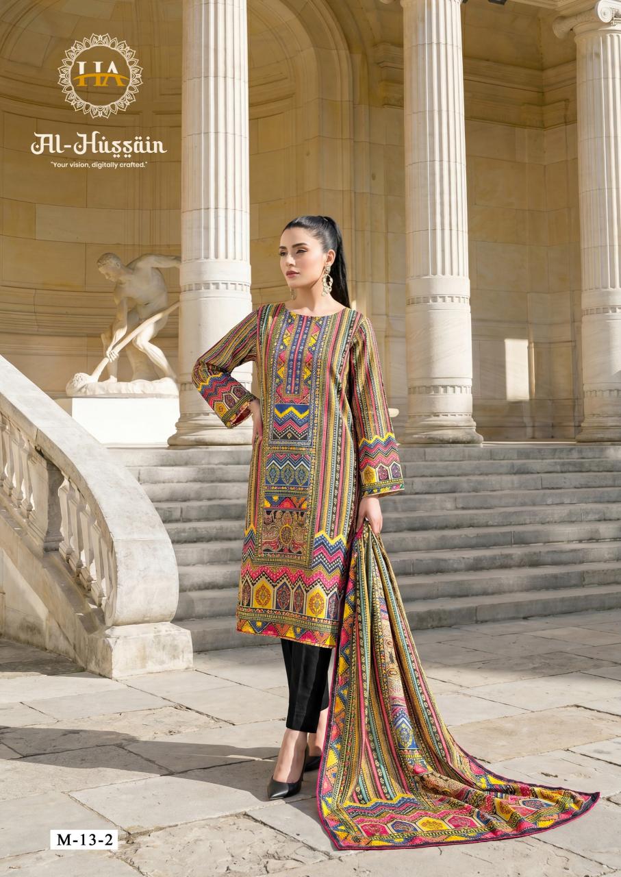 Alok AL Hussain catalog synthetic dress material in surat