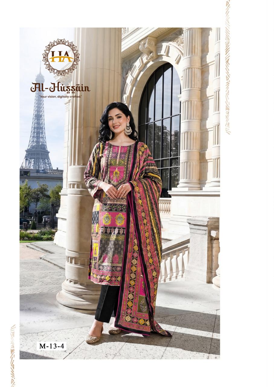 Alok AL Hussain catalog synthetic dress material in surat