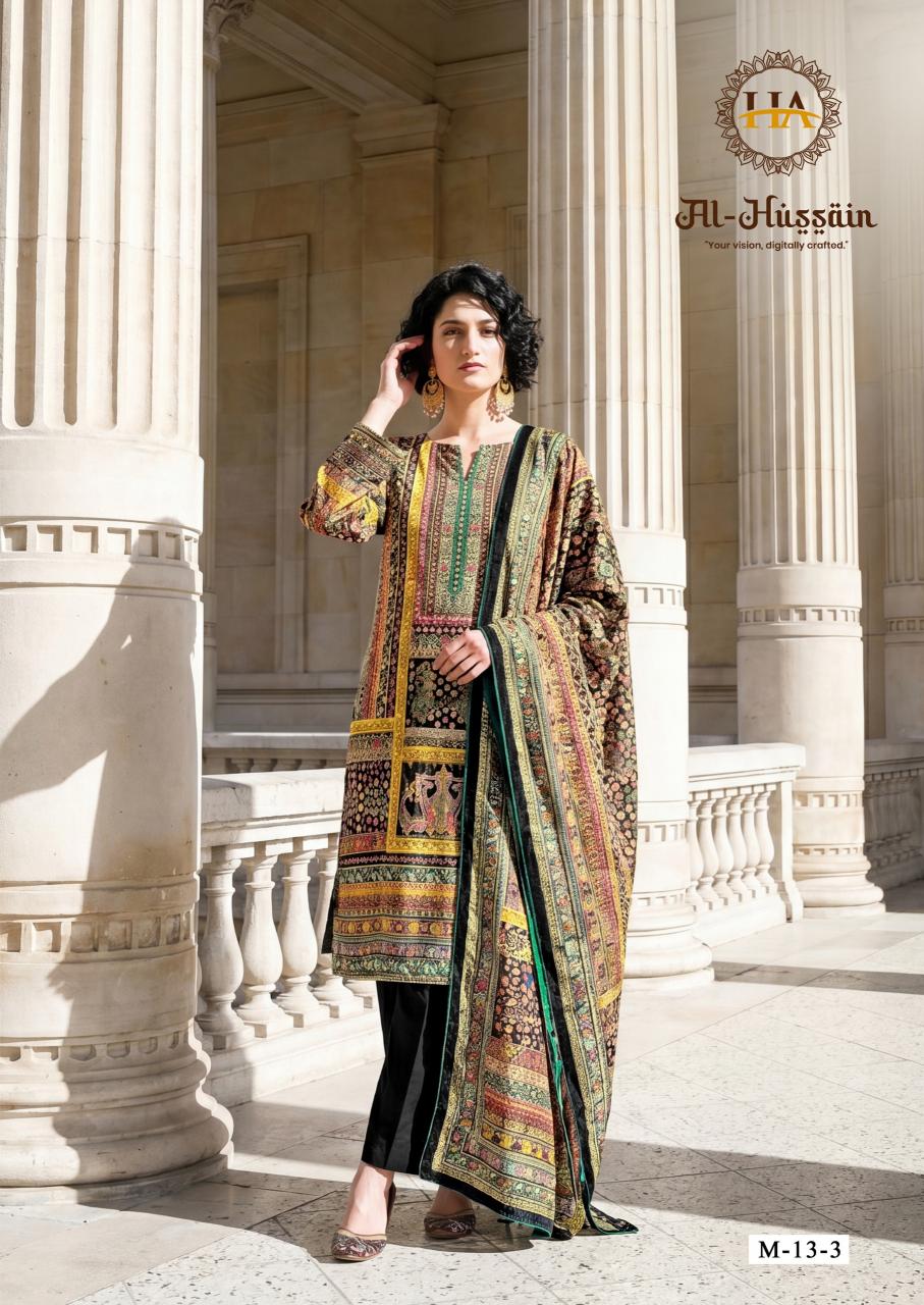 Alok AL Hussain catalog synthetic dress material in surat