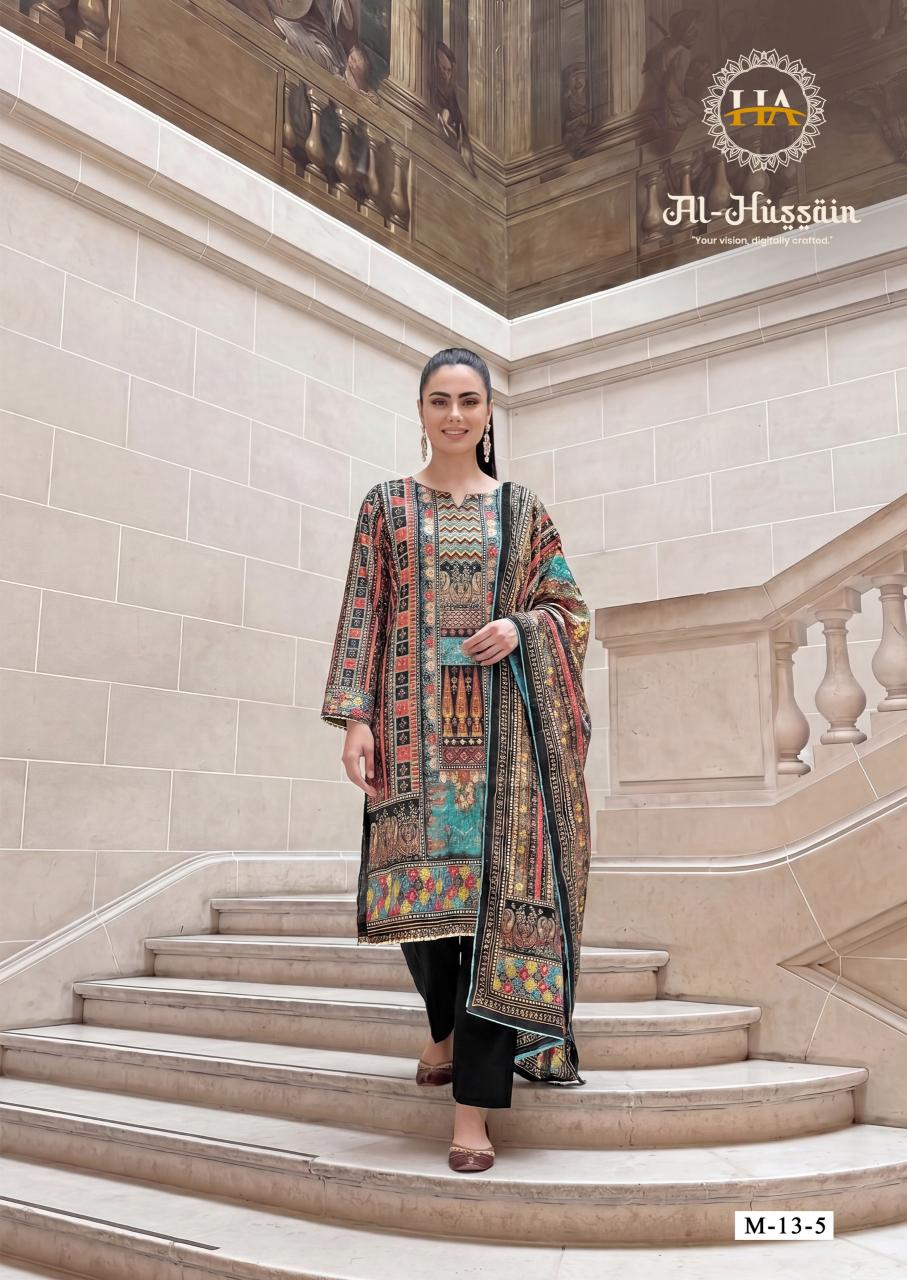 Alok AL Hussain catalog synthetic dress material in surat