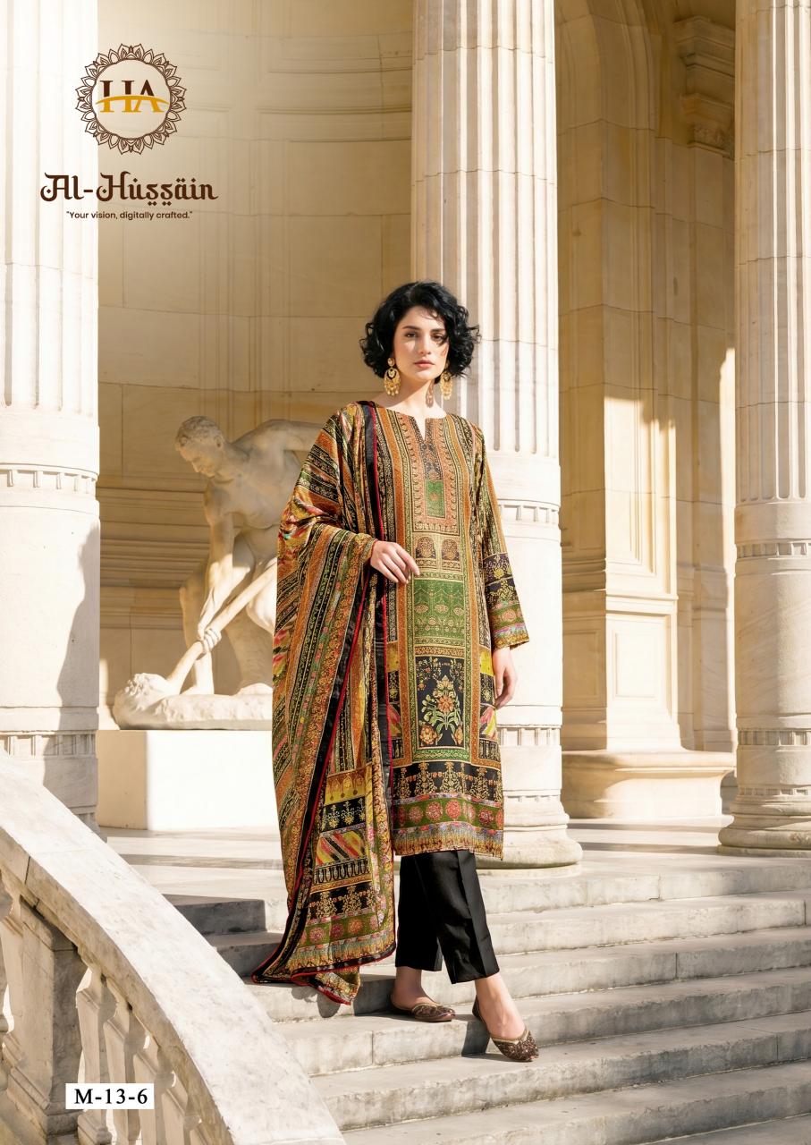 Alok AL Hussain catalog synthetic dress material in surat