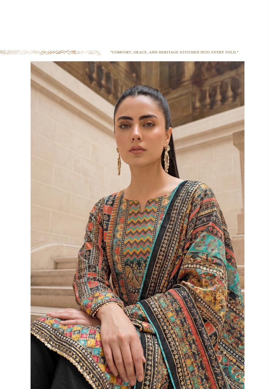 Alok AL Hussain catalog synthetic dress material in surat