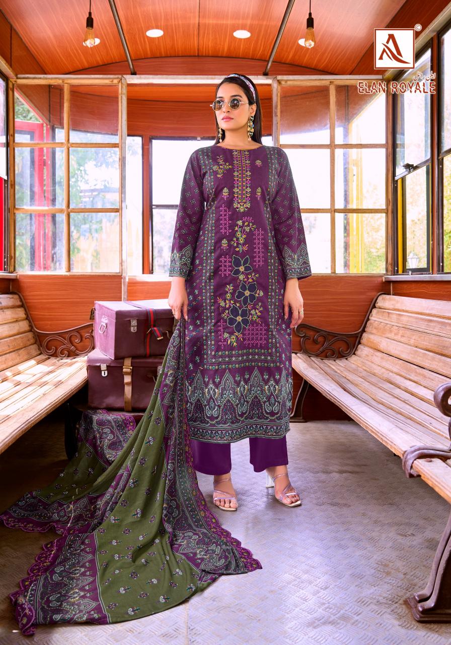 Alok Elan Royale catalog best dress material in surat