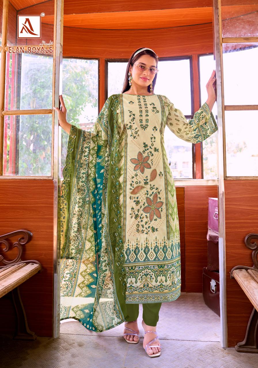 Alok Elan Royale catalog best dress material in surat