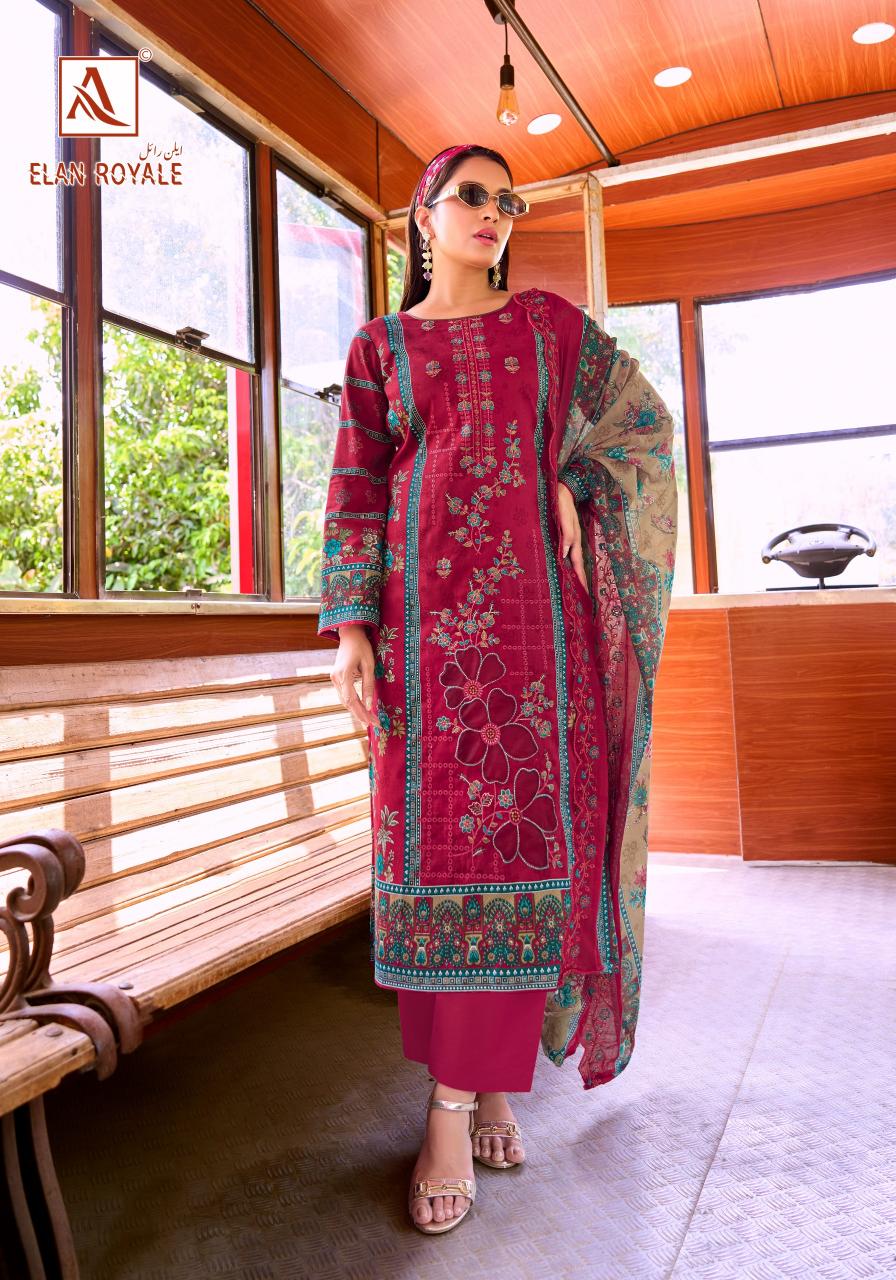 Alok Elan Royale catalog best dress material in surat