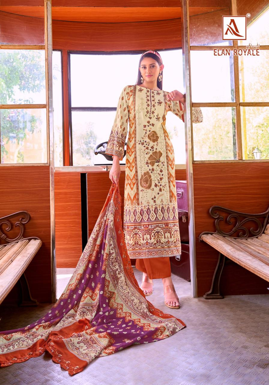 Alok Elan Royale catalog best dress material in surat
